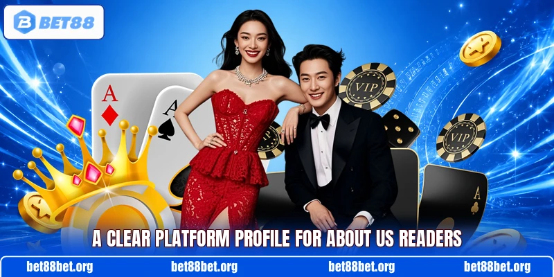 A clear platform profile for about us readers