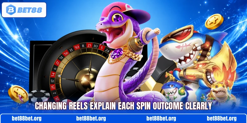 Changing reels explain each spin outcome clearly