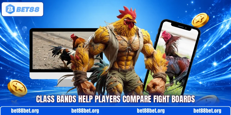 Class bands help players compare fight boards