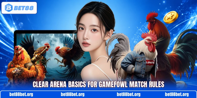 Clear arena basics for Gamefowl match rules