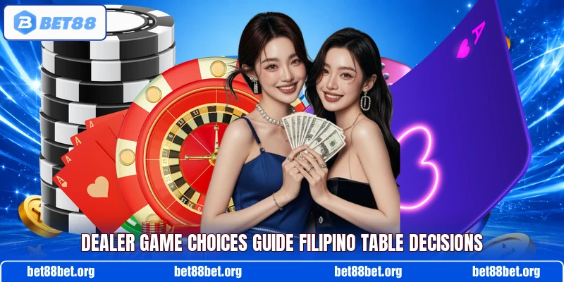 Dealer game choices guide Filipino table decisions