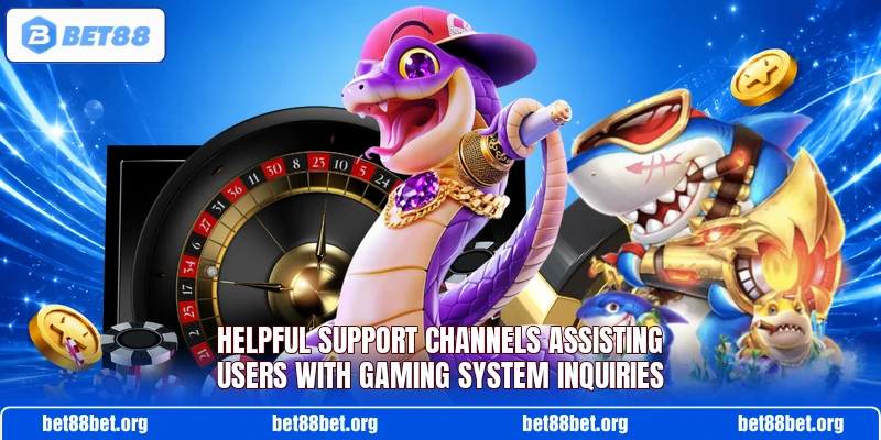 Helpful support channels assisting users with gaming system inquiries