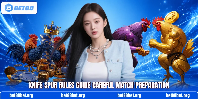 Knife spur rules guide careful match preparation