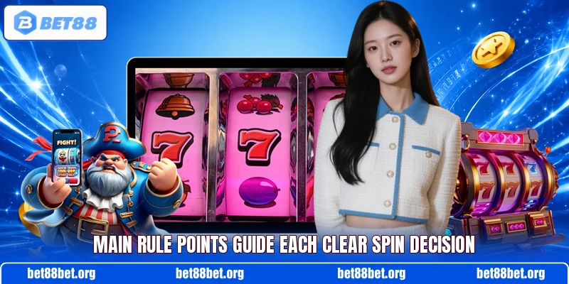 Main rule points guide each clear spin decision