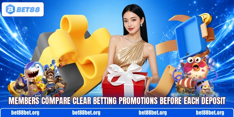 Members compare clear betting promotions before each deposit