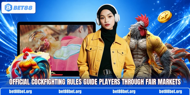 Official cockfighting rules guide players through fair markets