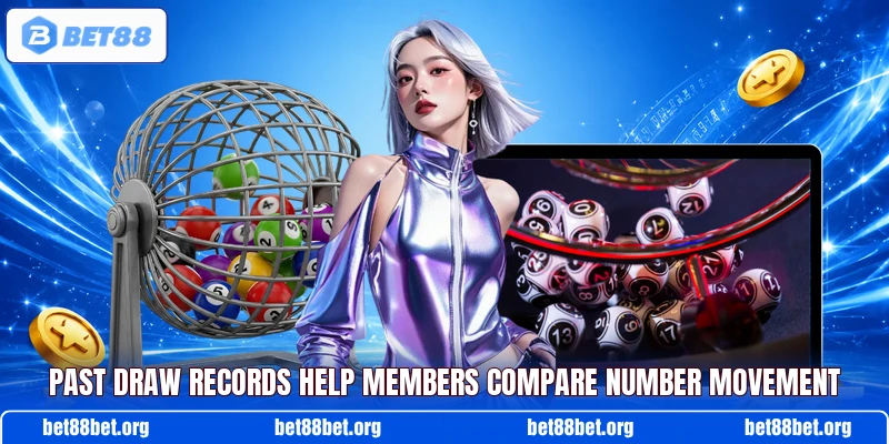 Past draw records help members compare number movement