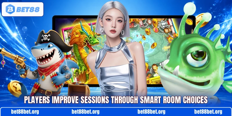 Players improve sessions through smart room choices