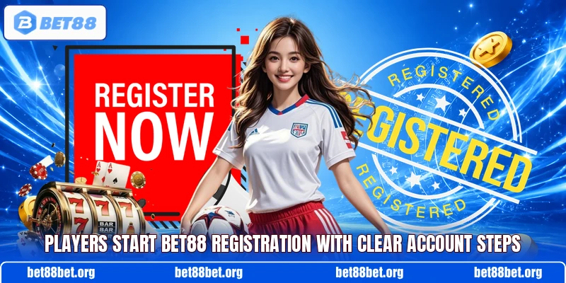 Players start BET88 registration with clear account steps