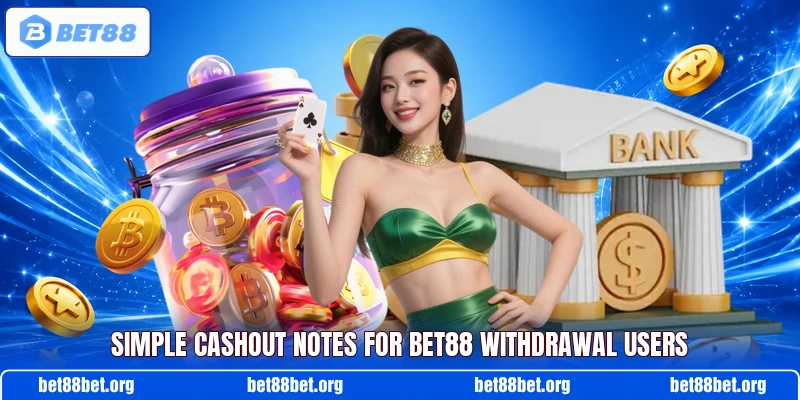 Simple cashout notes for BET88 withdrawal users