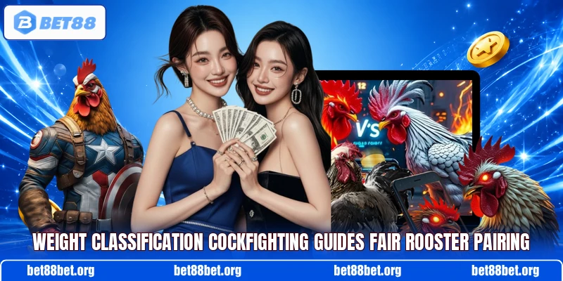 Weight classification cockfighting guides fair rooster pairing
